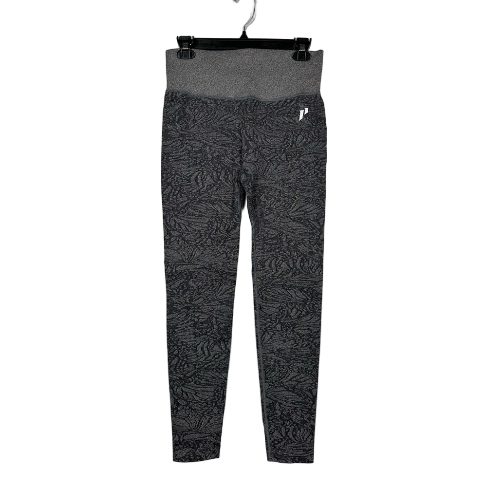 1st Phorm Seamless Women's Patterned Leggings - Black and Gray Size Large